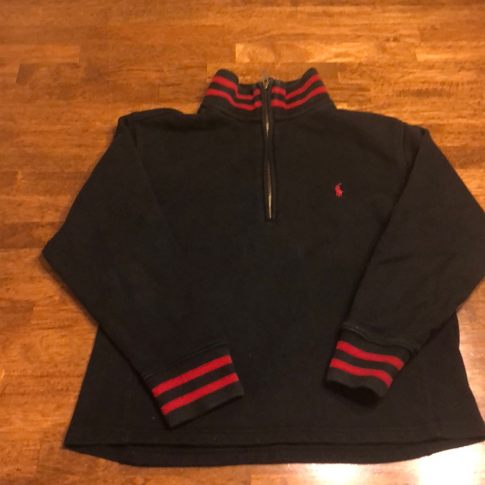 Boys Ralph Lauren Polo 3/4 zip sweatshirt S(8-10)